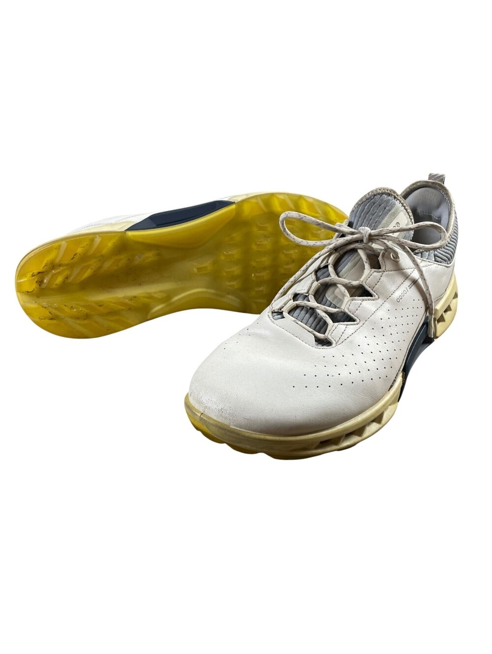 ECCO BIOM C4 Goretex Golf Shoes Men's 12 Wide White Spikeless Pro Grade